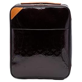 Borsa da viaggio Louis Vuitton Monogram Vernis Pegase 45 viola
