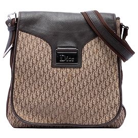 Marrón Dior Diorissimo Trotter Canvas Street Chic Crossbody
