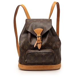 Louis Vuitton Monogram Montsouris PM Rucksack braun