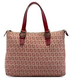 Tote in tela Fendi Zucchino beige