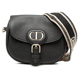 Bobby Crossbody in pelle di vitello a grana piccola di Dior, nero