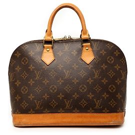 Borsa Louis Vuitton Monogram Alma PM marrone