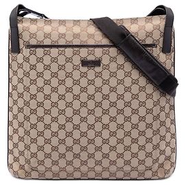 Borsa a tracolla Gucci GG Canvas beige