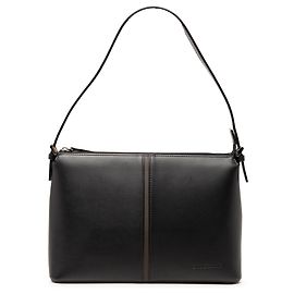 Borsa a tracolla in pelle nera Burberry