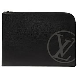 Pochette Jour GM Taurillon Initials Circle nera Louis Vuitton