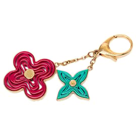 Charm per borsa e portachiavi Naif in oro placcato e resina dorato Louis Vuitton