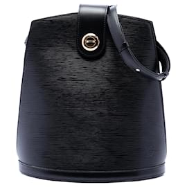 Borsa a tracolla Louis Vuitton Epi Cluny nera