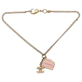 Pulsera Charm 31 Rue Cambon Bañada en Oro y Esmalte Chanel CC
