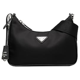 Borsa Prada Saffiano Trimmed Re Nylon Re Edition 2005 nera