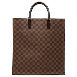 Borsa Tote Louis Vuitton Damier Ebene marrone