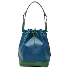 Borsa a secchiello Blue Louis Vuitton Epi Bicolor Noe GM