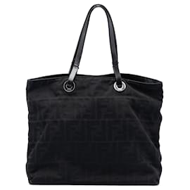 Tote in tela Zucca nero Fendi
