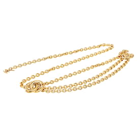 Chanel Gürtel Gold Plated Quilted CC Triple Chain Gold