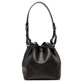 Louis Vuitton Epi Petit Noe Beuteltasche in Schwarz