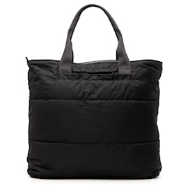 Tote Bomber Tessuto nero Prada