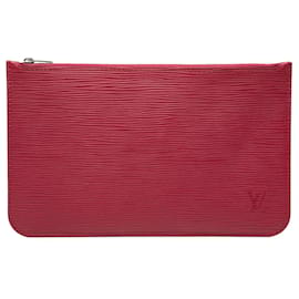 Pochette Epi Neverfull rossa Louis Vuitton