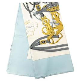 Foulard in seta Blue Hermès Brides de Gala 90 Scarves