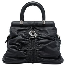 Piccola borsa Karenina in agnello nero Dior