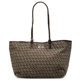 Tote in tela Fendi Zucchino marrone