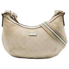 Bolso bandolera Gucci GG Canvas Web beige