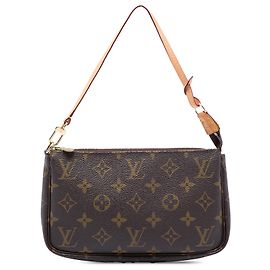Brown Louis Vuitton Monogram Pochette Accessoires Shoulder Bag