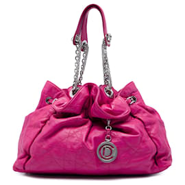 Tote Cannage Le Trente in agnello rosa Dior