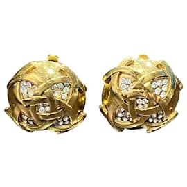 Orecchini a clip Chanel placcati oro