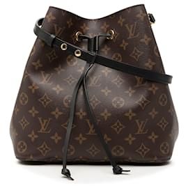Borsa a secchiello Louis Vuitton Monogram Neonoe MM nera