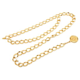 Cintura a catena con medaglione 31 Rue Cambon placcata oro Gold Chanel CC