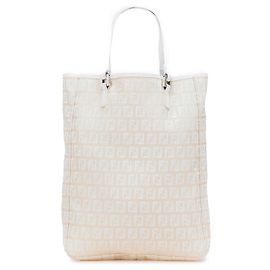 Tote in tela Fendi Zucchino marrone