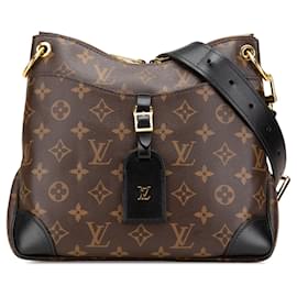 Borsa a tracolla Louis Vuitton Monogram Odeon PM marrone