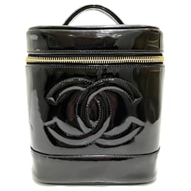 Borsa Vanity in pelle smaltata Chanel