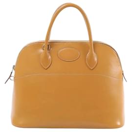 Hermès Borsa a mano in pelle HERMES Bolide 35 Marrone Naturale D: 2000
