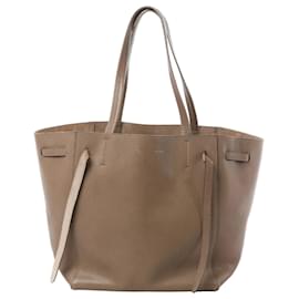 Celine Cabas Phantom Small Schultertasche aus Leder in Taupe - Céline