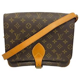 Borsa a tracolla Louis Vuitton Monogram Cartouchiere GM