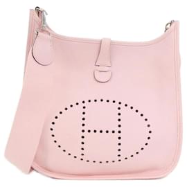 Borsa a tracolla Hermes Evelyne 3 PM in Rose Sakura - Hermès