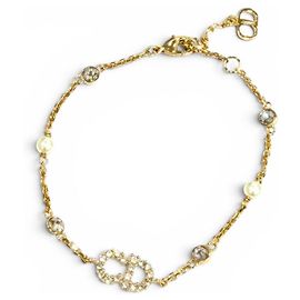 Bracciale con ciondolo dorato Christian Dior Claire D Lune