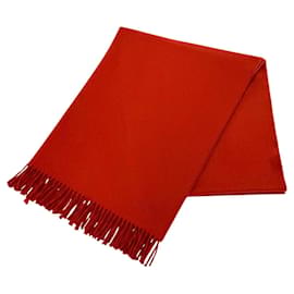 Hermes 100% Kaschmir Stola Rot - Hermès