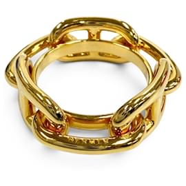 Hermes Scarf Ring in Gold - Hermès