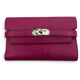 Hermès Cartera Hermes Kelly Medium en Rose Purple