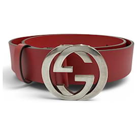 Gucci Interlocking G Ledergürtel