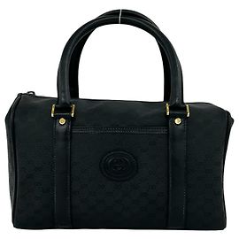 Sac à main en cuir GUCCI Vintage Micro GG Logo