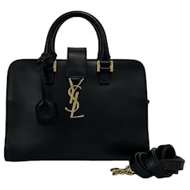Sac à main Yves Saint Laurent Baby Cabas en cuir noir
