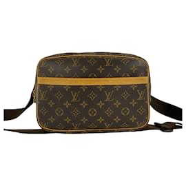 Borsa a tracolla Louis Vuitton Reporter PM Monogram Logo Pattern in pelle