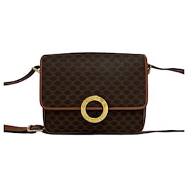 Céline Borsa a tracolla in pelle CELINE Vintage con logo circolare