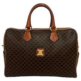 Céline Celine Vintage Macadam Blazon Pattern Handbag