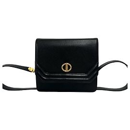 Mini borsa a tracolla in pelle con dettagli logo Christian Dior Vintage