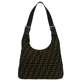 Borsa a tracolla Fendi Vintage motivo Zucca logo FF