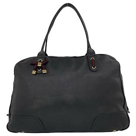 GUCCI Princy Sherry Line Leder Boston Bag