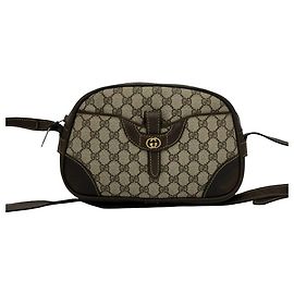 Borsa a tracolla in pelle GUCCI Vintage GG Logo